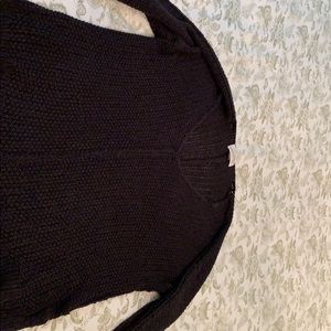 Black oversized sweater